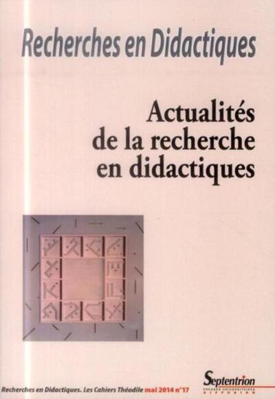 Image de Recherches en Didactiques, n°17/mai 2014