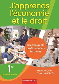 Picture of J'APPRENDS L'ECONOMIE ET LE DROIT 1RE PRO TERTIAIRE