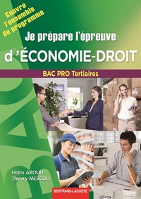 Picture of JE PREPARE L'EPREUVE D'ECONOMIE ET DE DROIT