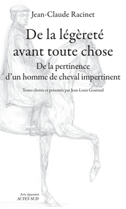 Picture of De la légèreté avant toute chose