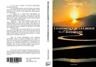 Image de L'expérience de la liberté intérieure