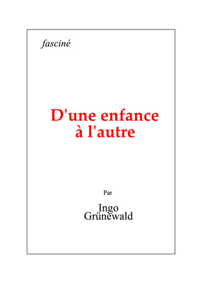 Picture of D’une enfance à l’autre