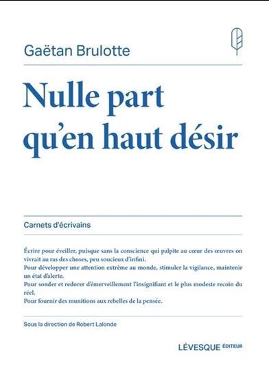 Image de NULLE PART QU'EN HAUT DESIR