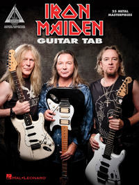 Image de IRON MAIDEN - GUITAR TAB - 25 METAL MASTERPIECES -  GUITAR RECORDED VERSION - 352 PAGES