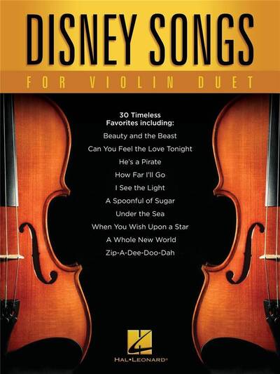 Picture of DISNEY SONGS FOR VIOLIN DUET