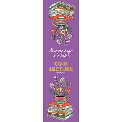 Image de Marque-pages à colorier - Coin lecture