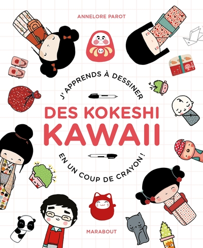 Image de Je dessine des kokeshi kawai