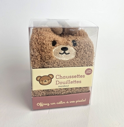 Picture of Chaussettes douillettes - Ours brun