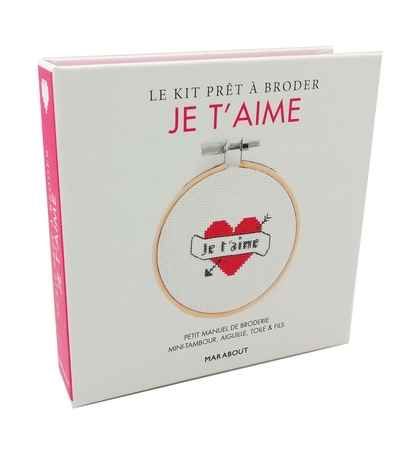 Picture of Le kit prêt à broder je t'aime