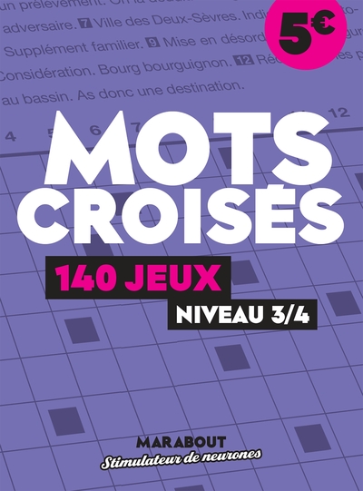 Picture of Cahier de Jeux Mots croisés