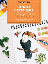 Picture of Jungle exotique à l'aquarelle