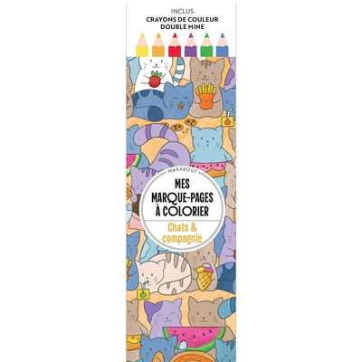 Picture of Mes marque-pages à colorier - Chats et compagnie
