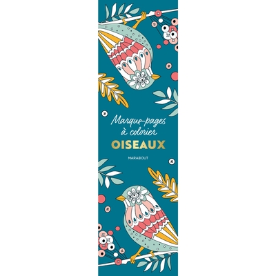 Image de Marque-pages à colorier - Oiseaux
