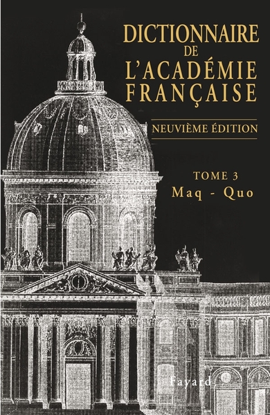 Picture of Dictionnaire de l'Académie française, tome 3