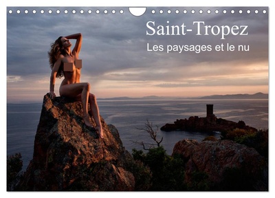 Image de Saint-Tropez Les paysages et le nu (Calendrier mural 2027 DIN A4 vertical), CALVENDO calendrier mensuel