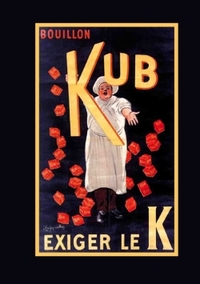 Image de Carnet Blanc, Affiche Bouillon Kub