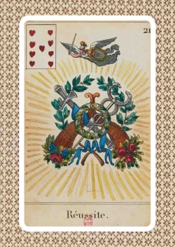 Image de Carnet Blanc, Cartomancie, Réussite, 18e siècle