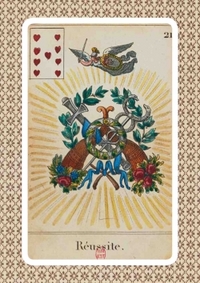 Image de Carnet Blanc, Cartomancie, Réussite, 18e siècle