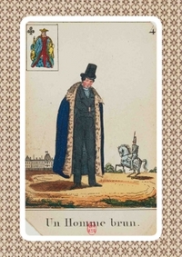 Image de Carnet Blanc, Cartomancie, Homme brun, 18e siècle