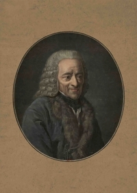 Image de Carnet blanc : Médaillon Voltaire