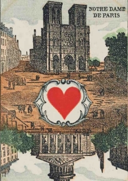 Image de Carnet Blanc, carte à jouer, Notre-Dame-de-Paris
