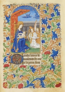 Image de Carnet Blanc, Heures Jeanne de France, Enfant Jésus