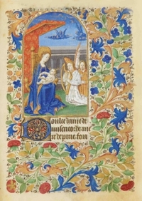 Image de Carnet Blanc, Heures Jeanne de France, Enfant Jésus