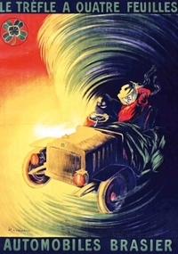 Image de Carnet Blanc, Affiche Automobiles Brasier