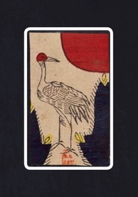 Image de Carnet Blanc, carte à jouer, Héron, Japon 19e