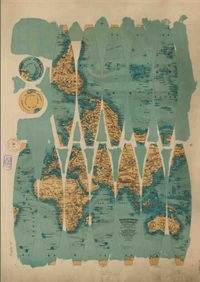 Image de Carnet Blanc, Globe astronomique, Jourdan, 1890