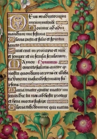 Image de Carnet Blanc, Heures Anne de Bretagne, Roses