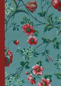 Image de Carnet Blanc, motif Fleurs, Papier peint 18e