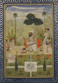 Image de Carnet Blanc, Repas indien, miniature 18e