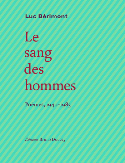 Picture of LE SANG DES HOMMES - POEMES, 1940-1983