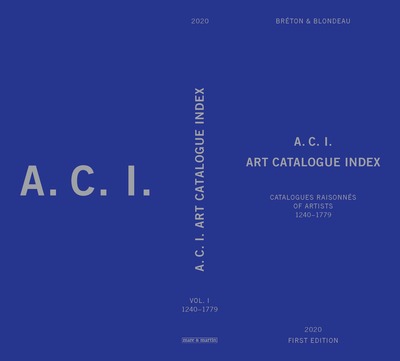 Image de ACI, Art catalogue index - catalogues raisonnés & critical catalogues of artists
