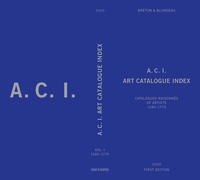 Image de ACI, Art catalogue index - catalogues raisonnés & critical catalogues of artists