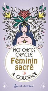 Picture of Mes cartes oracle Féminin sacré à colorier