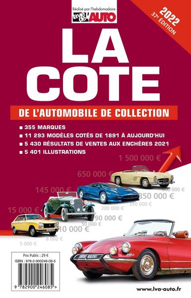 Picture of La cote de l'automobile de collection