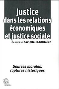 Image de Justice dans les relations économiques et justice sociale