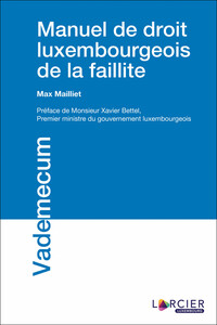 Picture of Manuel de droit luxembourgeois de la faillite