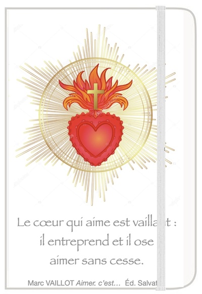 Picture of Carnet A6 Sacré Coeur « Aimer, c’est… »