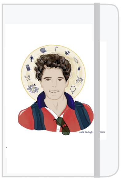 Image de Carnet A6 Carlo Acutis auréole JB