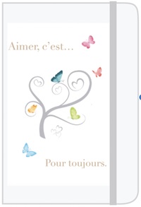 Image de Carnet A6 Papillons Printemps Arbre