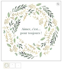 Image de Carte Couronne Végétale
