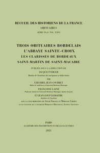 Picture of Trois obituaires bordelais