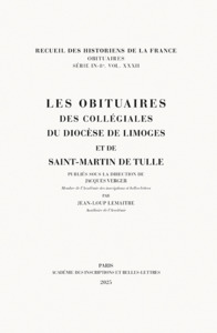 Picture of Les obituaires des collégiales du diocèse de Limoges et de Saint-Martin de Tulle
