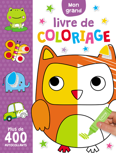 Image de MON GRAND LIVRE DE COLORIAGE - PLUS DE 400 AUTOCOLLANTS
