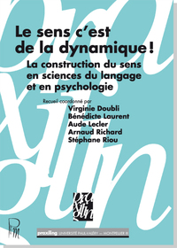 Image de Le sens c'est de la dynamique ! La construction du sens en sciences du langage et en psychologie