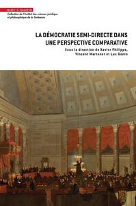 Image de La démocratie semi-directe dans une perspective comparative