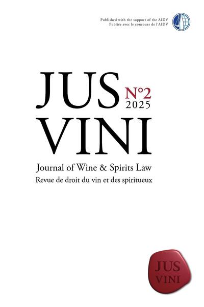 Picture of JUS VINI Journal of Wine et Spirits Law - N°2/2025